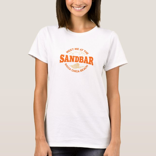 Camiseta Encuéntrame En El Tex De Verano Boca Chica Beach (Anverso)