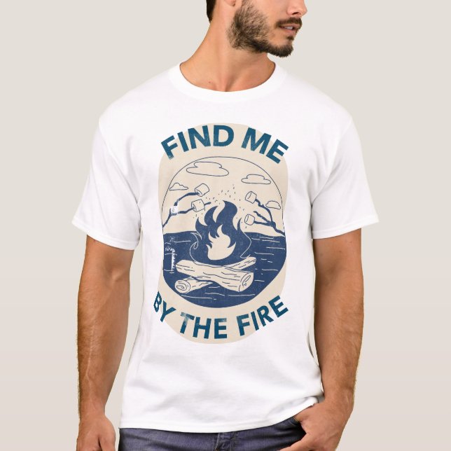 Camiseta Encuentrame Junto Al Fuego Camping Retreat (Anverso)