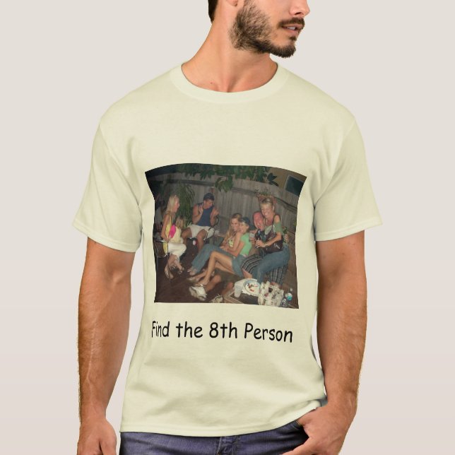 Camiseta Encuentre a la 8va persona (Anverso)