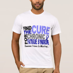 Camiseta Encuentre el síndrome crónico del cansancio del