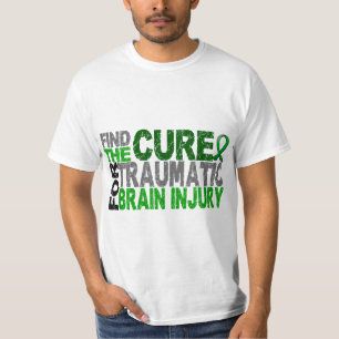 Camiseta Encuentre la lesión cerebral traumática TBI de la