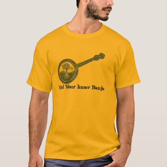 Camiseta Encuentre su banjo interno (Anverso)