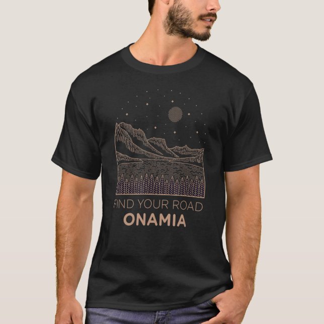 Camiseta Encuentre su ruta al aire libre Onamia Nature Lake (Anverso)