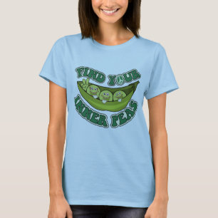 Camiseta Encuentre sus guisantes internos, encuentre su paz