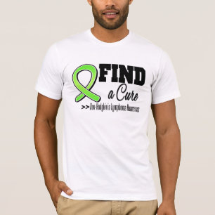 Camiseta Encuentre una conciencia del linfoma de Hodgkins