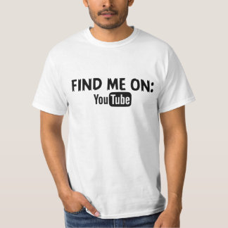 Camiseta Encuéntreme en YouTube