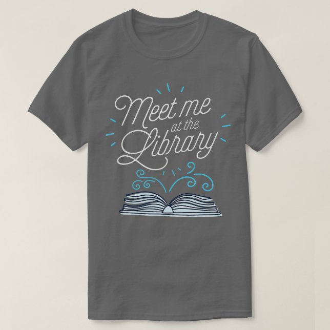 Camiseta Encuéntrenme en el salón literario para profesores (Diseño del anverso)