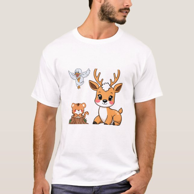 Camiseta "Encuentro de amigos del bosque (Anverso)
