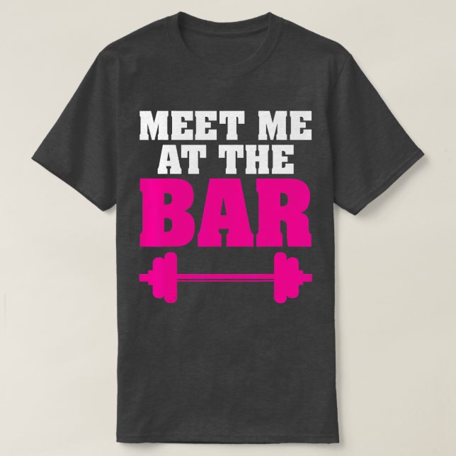 Camiseta Encuentro De Halterofilia En El Bar Barbell Wi-Fi (Diseño del anverso)
