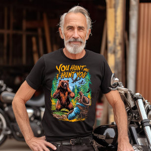 Camiseta Encuentro de oso en la cacería de osos divertidos 