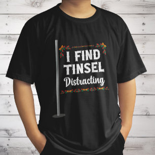 Camiseta Encuentro el Tinsel Distractor Celebración de Navi