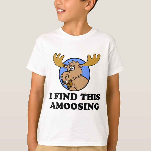 Camiseta Encuentro Este Amovedor Moose Pun (Anverso)