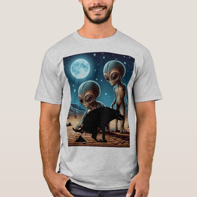 Camiseta Encuentro Extraterrestre Con Un Descubrimiento Sor (Anverso)
