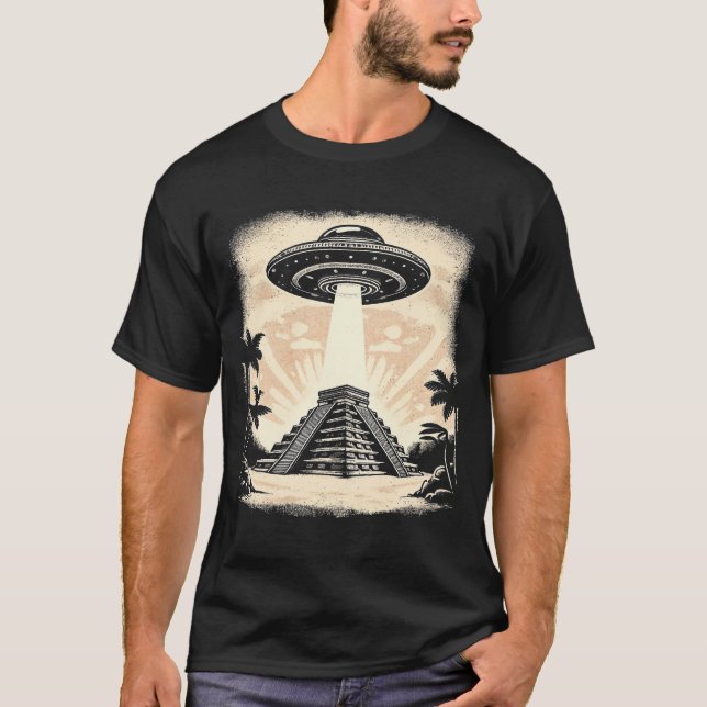Camiseta Encuentro OVNI Maya (Anverso)