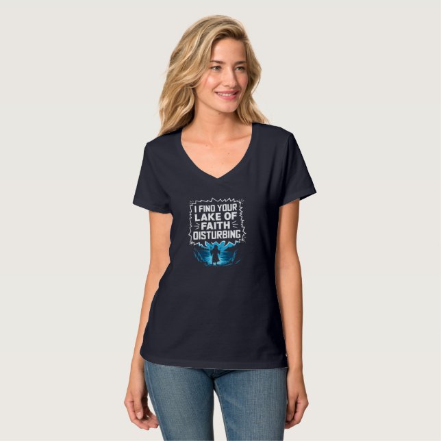 Camiseta Encuentro perturbadora su falta de fe (Anverso completo)