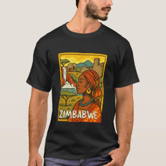 Camiseta Encuentro Retro Cómic Viaje Zimbabwe en Zimbabwe