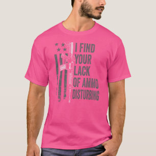 Camiseta Encuentro Su Falta De Ammo Perturbador - Chiste De