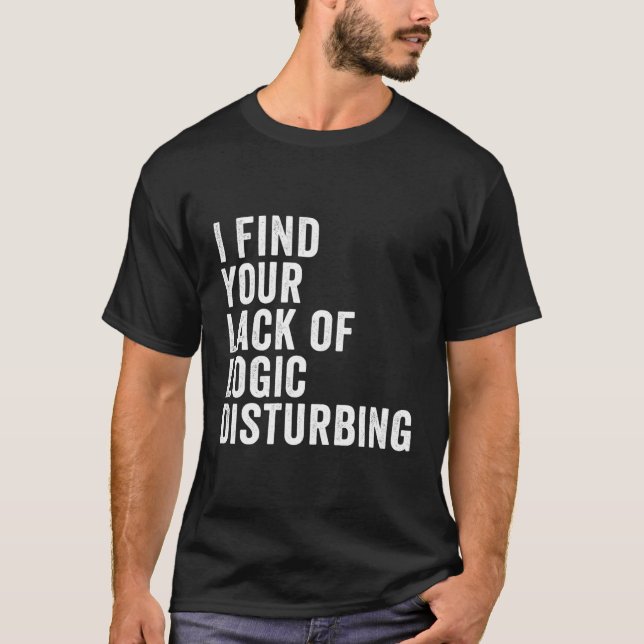 Camiseta Encuentro Su Falta De Lógica Preocupante (Anverso)