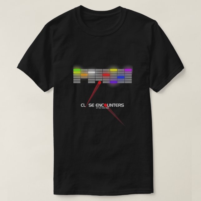 Camiseta Encuentros cercanos de tercer tipo Clásico (Diseño del anverso)