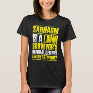 Camiseta Encuesta a un investigador de tierras en sarcasmo
