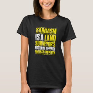 Camiseta Encuesta a un investigador de tierras en sarcasmo