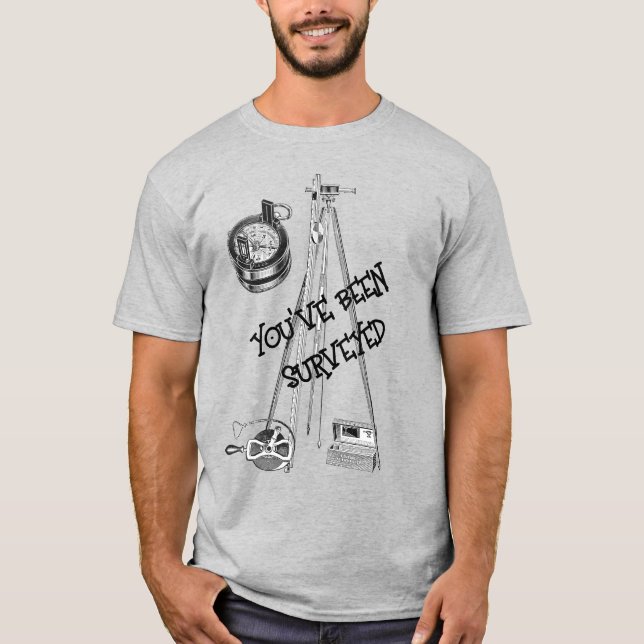 CAMISETA ENCUESTA DE SUPERVISIÓN DE TIERRAS MEDIDA GEOGRÁFI (Anverso)