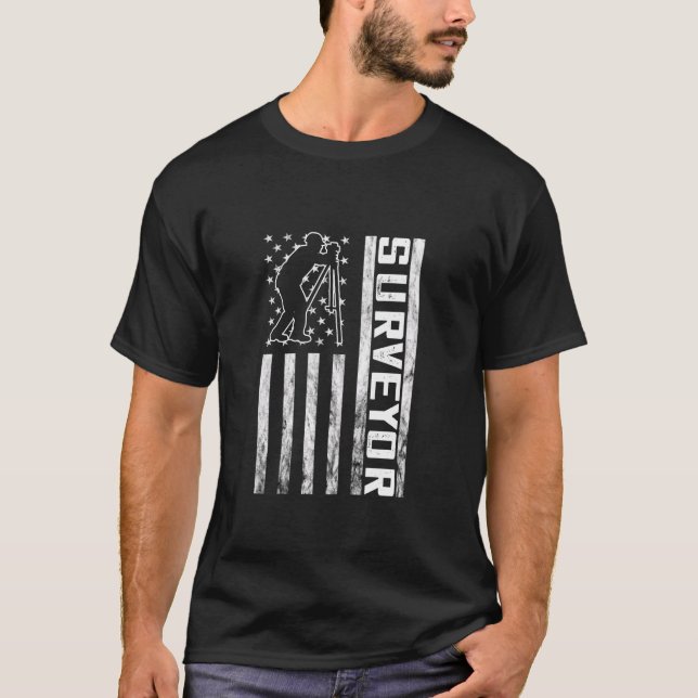Camiseta Encuesta de tierras en Estados Unidos Anal de Encu (Anverso)