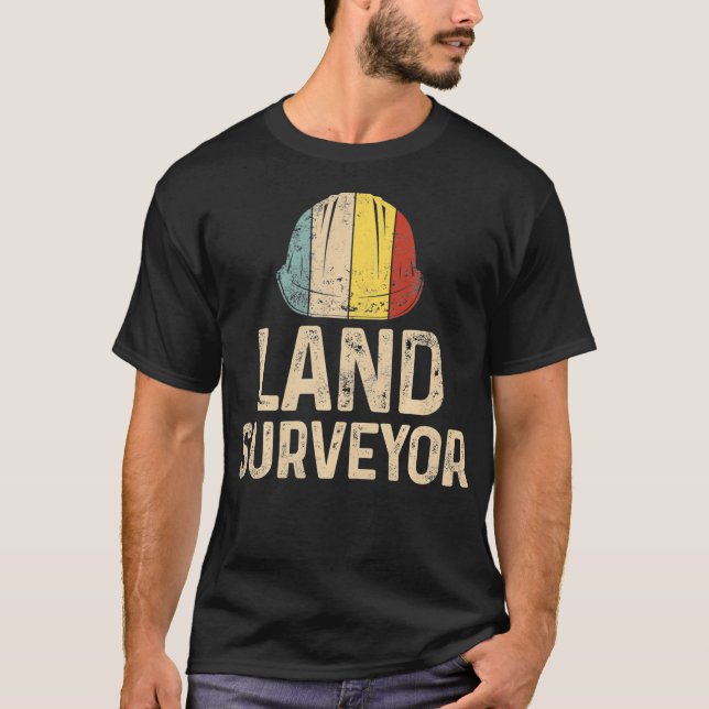 Camiseta Encuesta de Tierras Retro Graciosos Regalos De Enc (Anverso)