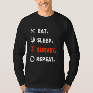 Camiseta Encuesta Sobre El Sueño Comido Repite La Vida Del