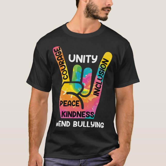 Camiseta End Bullying Awareness and Solidarity for handicap (Anverso)