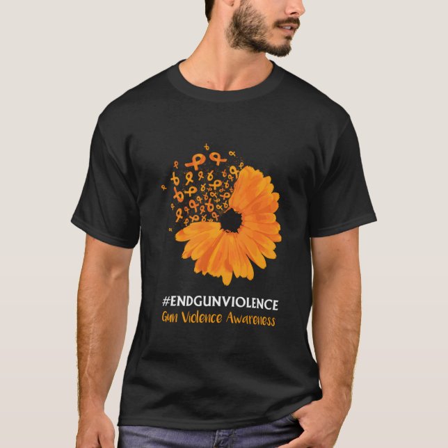 Camiseta End Gun Violence Awareness Orange Ribbon (Anverso)