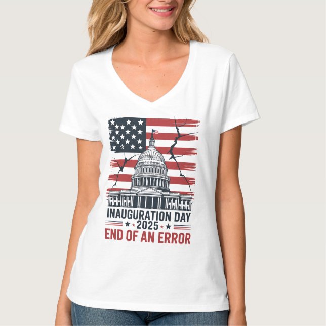 Camiseta End of an Error Patriotic 2025 Inauguration Tee (Anverso)