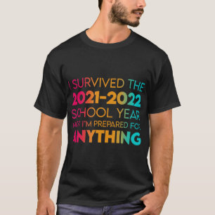 Camiseta End Of Year School Survivor 2021-2022 Teacher Stud