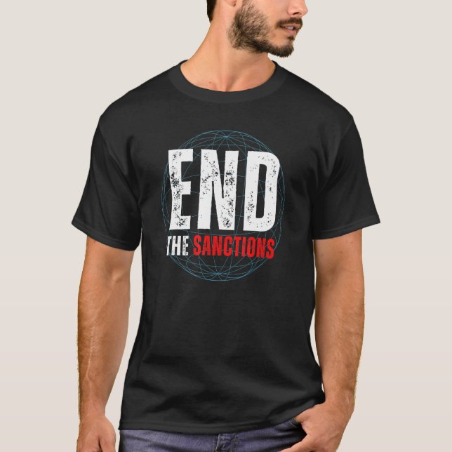 Camiseta End the Sanctions Anti War (Anverso)