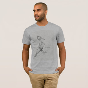 Camiseta Endangered Marfil-cargó en cuenta la pulsación d