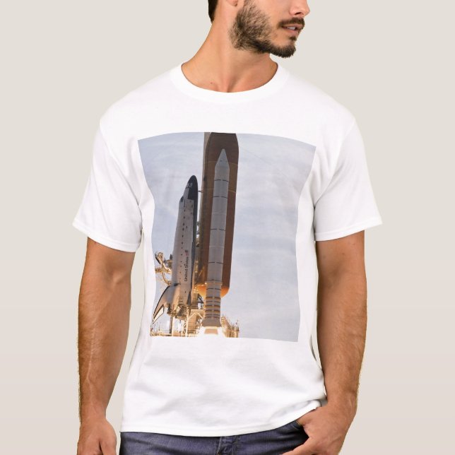 Camiseta Endeavor del transbordador espacial se desconecta  (Anverso)