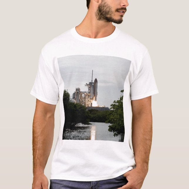 Camiseta Endeavor del transbordador espacial se desconecta (Anverso)