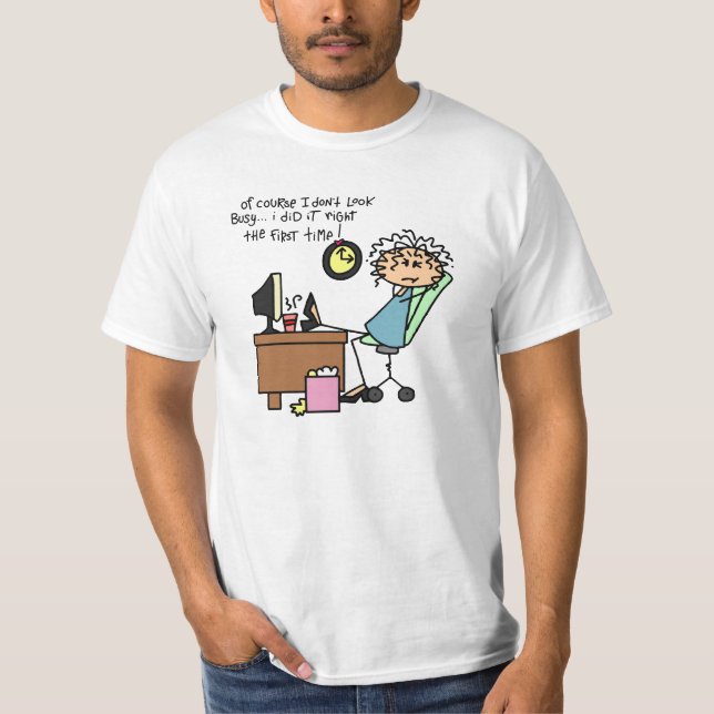 Camiseta Enderece la primera vez el humor (Anverso)