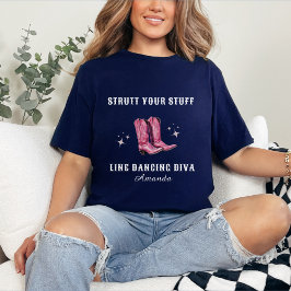Camiseta Endereza tu línea de cosas bailando Diva T-Shirt