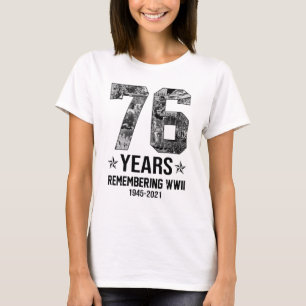 Camiseta Ending Of Ww2 76th Anniversary 1945 2021 Ve Vj Day