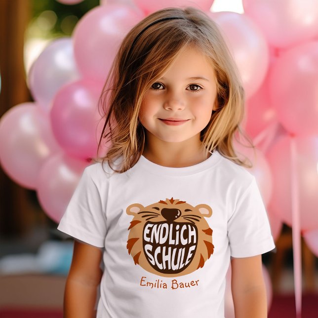 Camiseta Endlich Schule Schulkind 1 Klasse Einschulung (Subido por el creador)