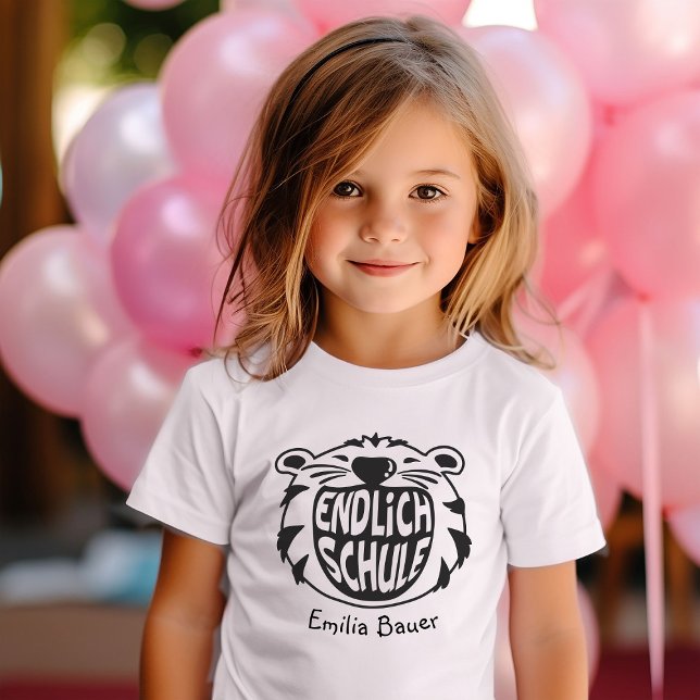 Camiseta Endlich Schule Schulkind 1 Klasse Einschulung (Subido por el creador)