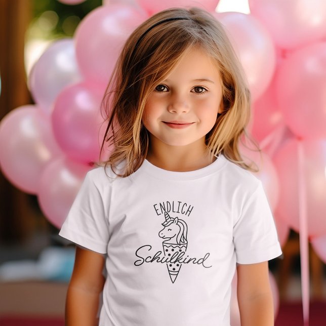 Camiseta Endlich Schulkind Schultuete 1 Klasse Einschulung (Subido por el creador)