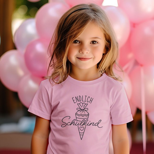 Camiseta Endlich Schulkind Schultuete 1 Klasse Einschulung (Subido por el creador)