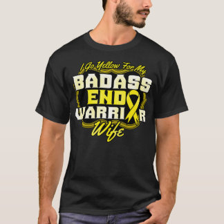 Camiseta Endo Warrior Wife Endometriosis Yellow Endometrium