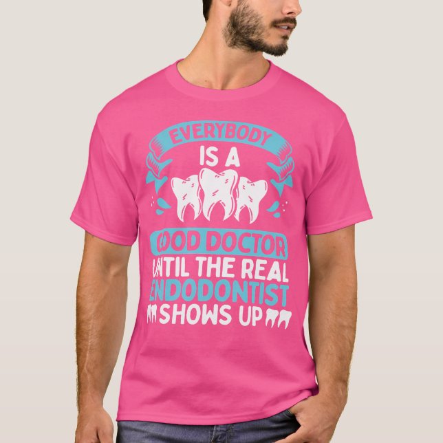 Camiseta Endodoncia Higiene Dental Buen Médico Futuro Endo (Anverso)