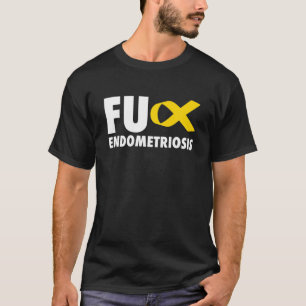 Camiseta Endometriosis de la FU Cinta amarilla - Endometrio