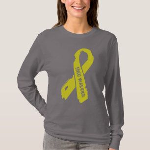 Camiseta Endometriosis rasgada guerrero de la cinta…