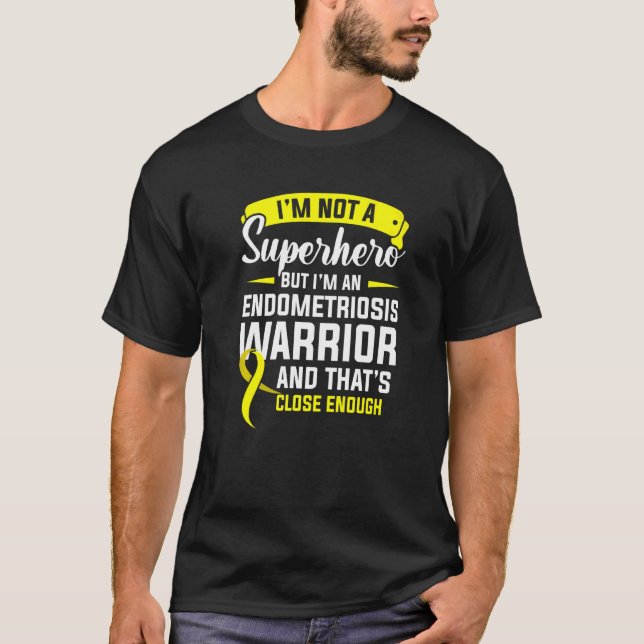 Camiseta Endometriosis Sobreviviente de Endo Guerrero Cerca (Anverso)
