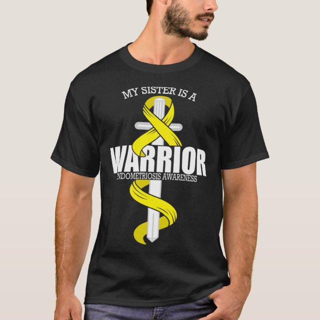 Camiseta Endometriosis Warrior Sister Endometriosis Awarene (Anverso)